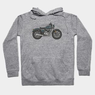 A classic motorcycle Hoodie